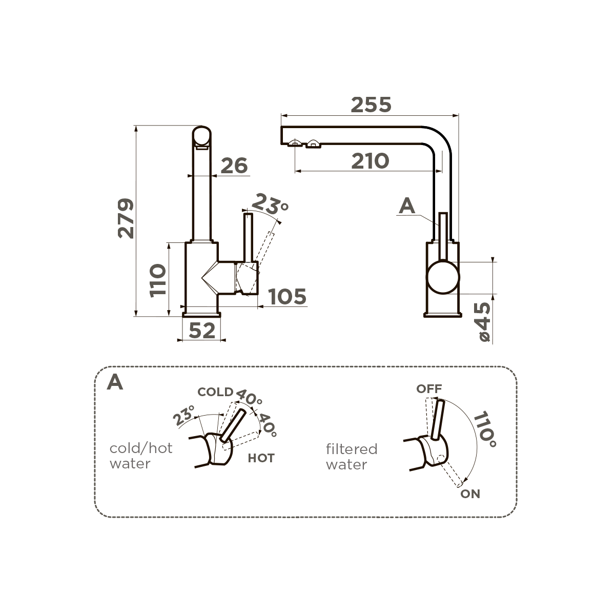 Смеситель для кухни Omoikiri Nakagawa 2 Plus — gb