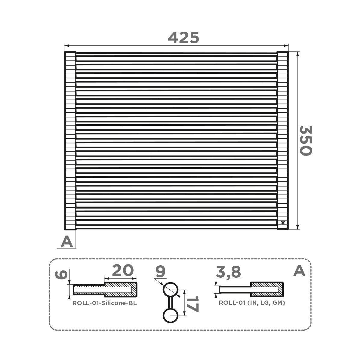 Ролл-мат для моек Omoikiri ROLL-01 — lg