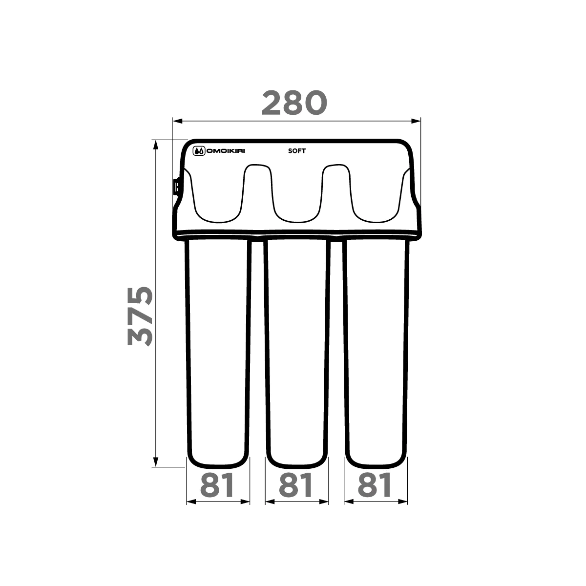 Фильтр для очистки воды Omoikiri Pure Drop Soft — wh