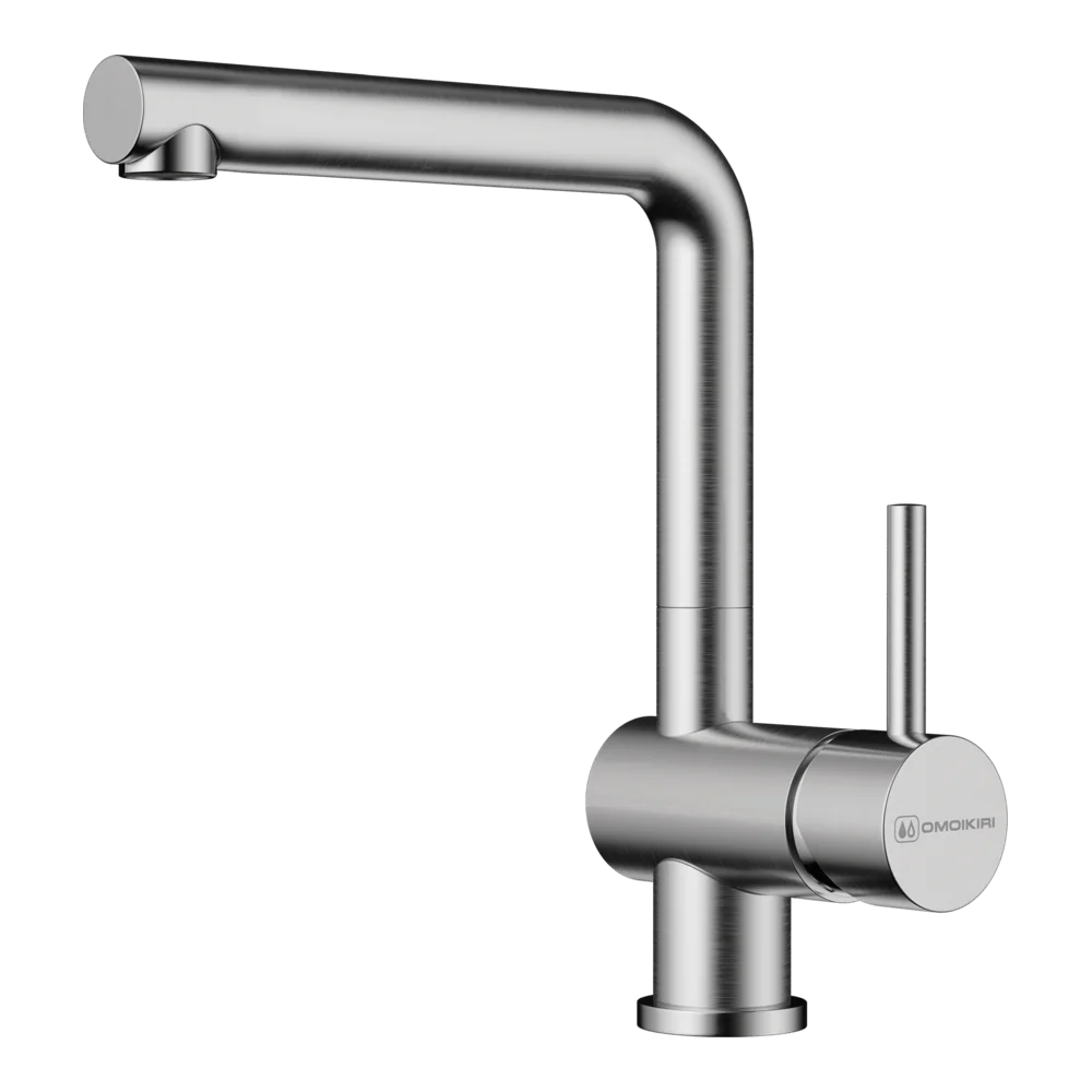 Смеситель для кухни omoikiri tanigawa-bn нержавеющая сталь 4994242