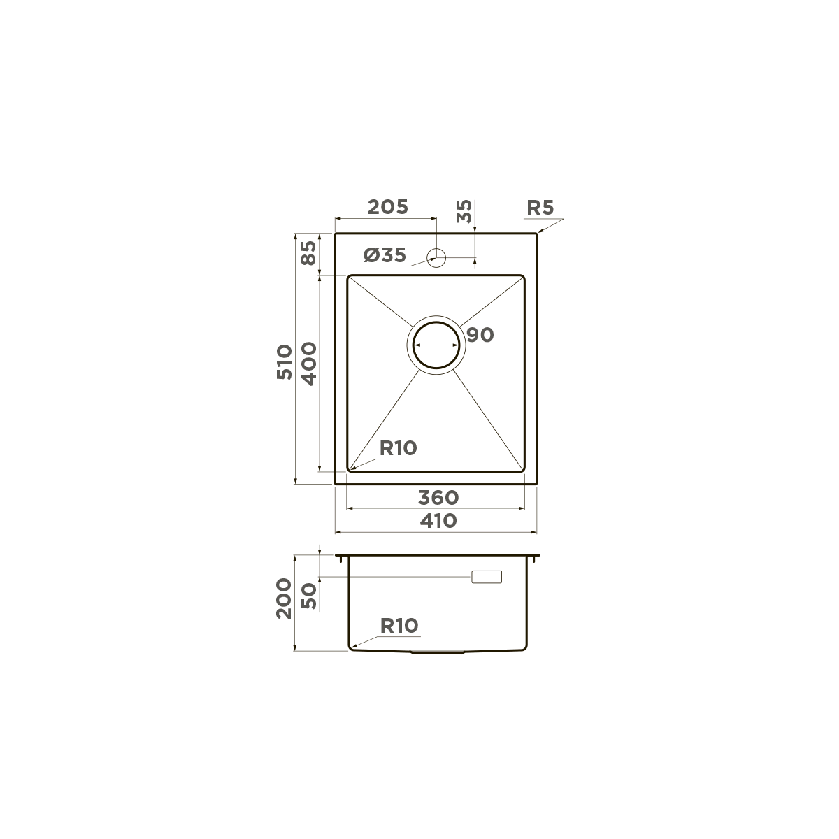 Мойка для кухни Omoikiri Akisame 41 — gm