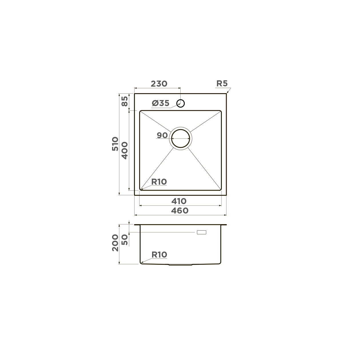Мойка для кухни Omoikiri Akisame 46 — gb