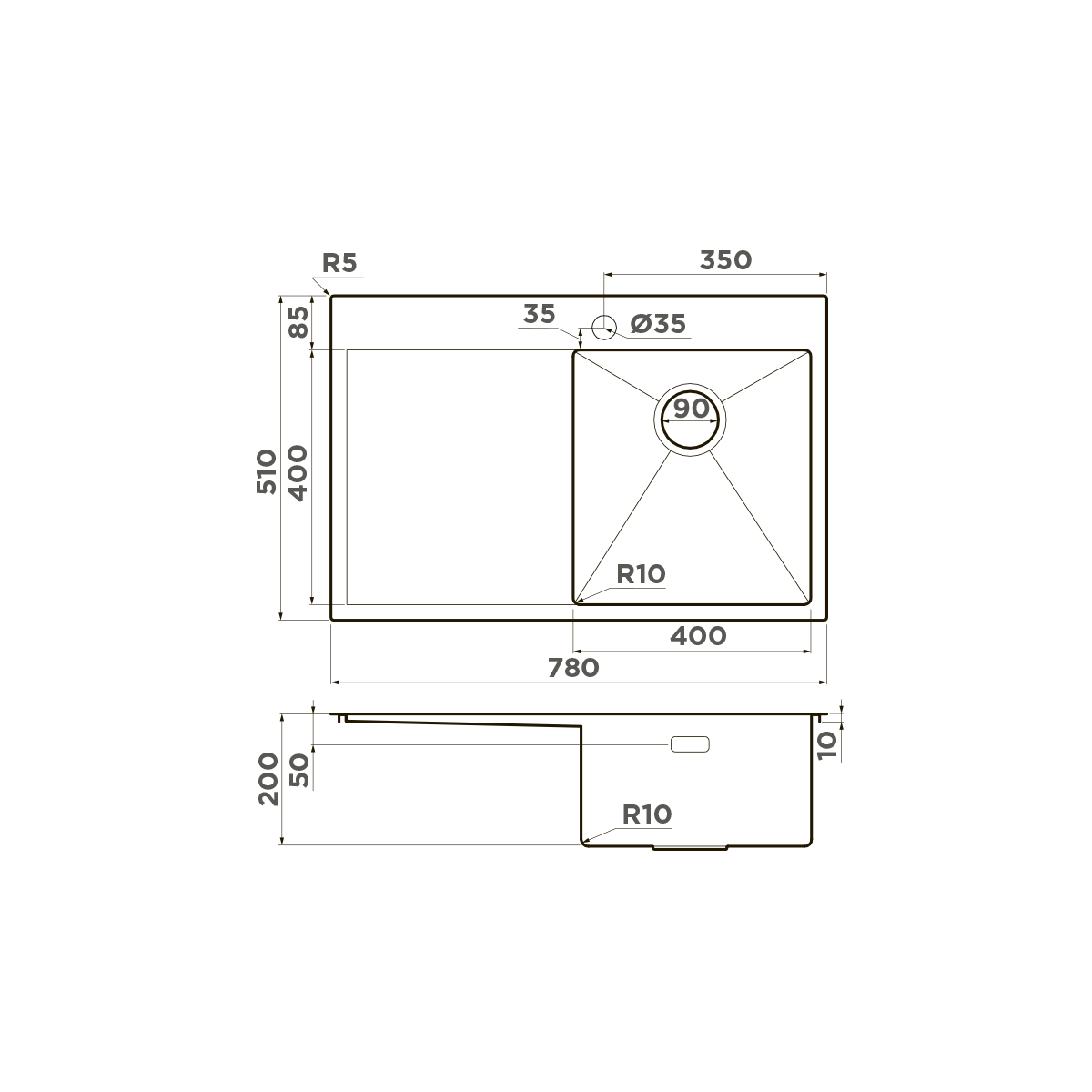 Мойка для кухни Omoikiri Akisame 78-R — lg