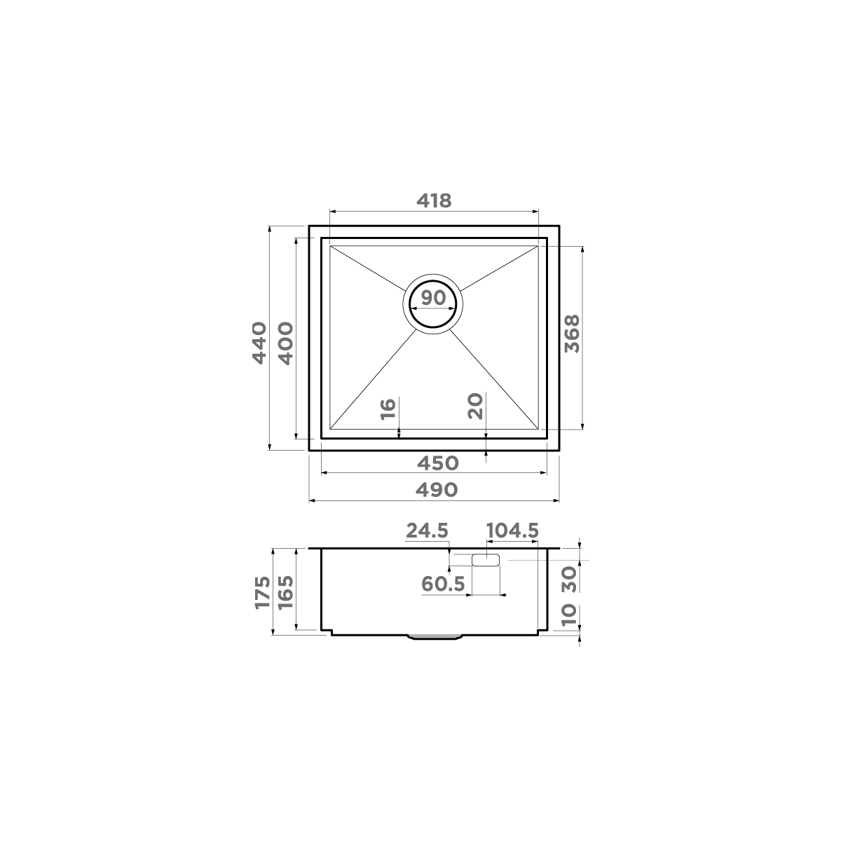 Мойка для кухни Omoikiri Kasen 49-16-INT — lg
