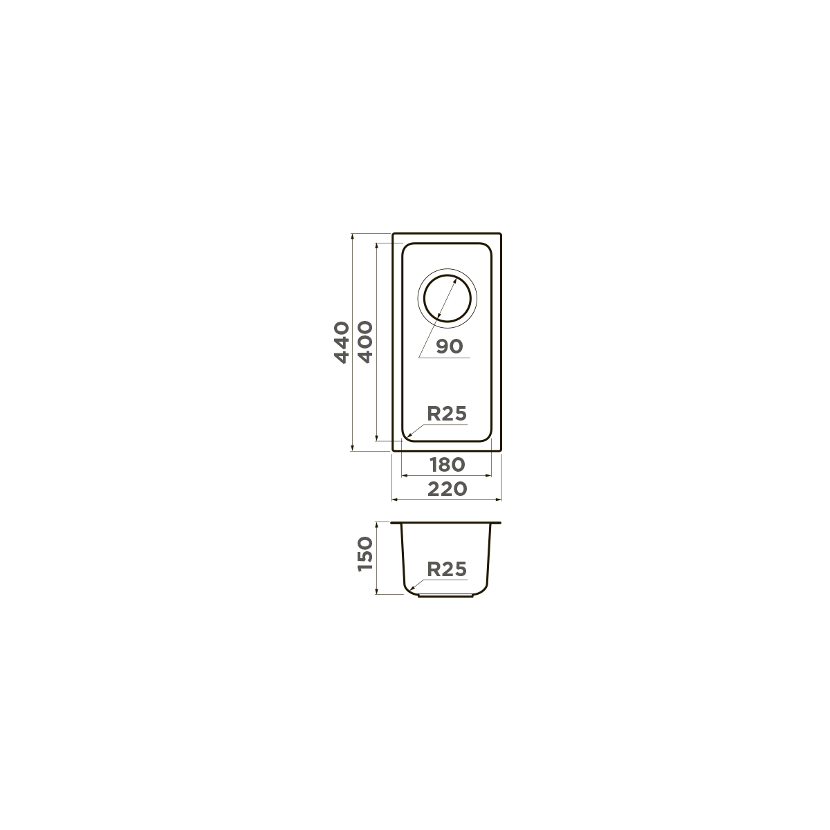Мойка для кухни Omoikiri Tadzava 22-U/I — in
