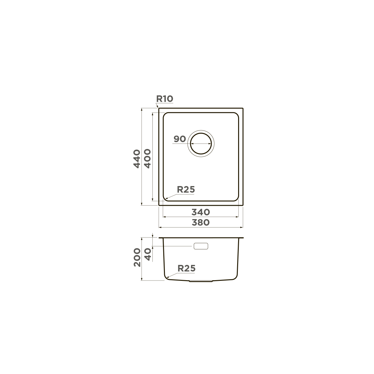 Мойка для кухни Omoikiri Tadzava 38-U/I — in