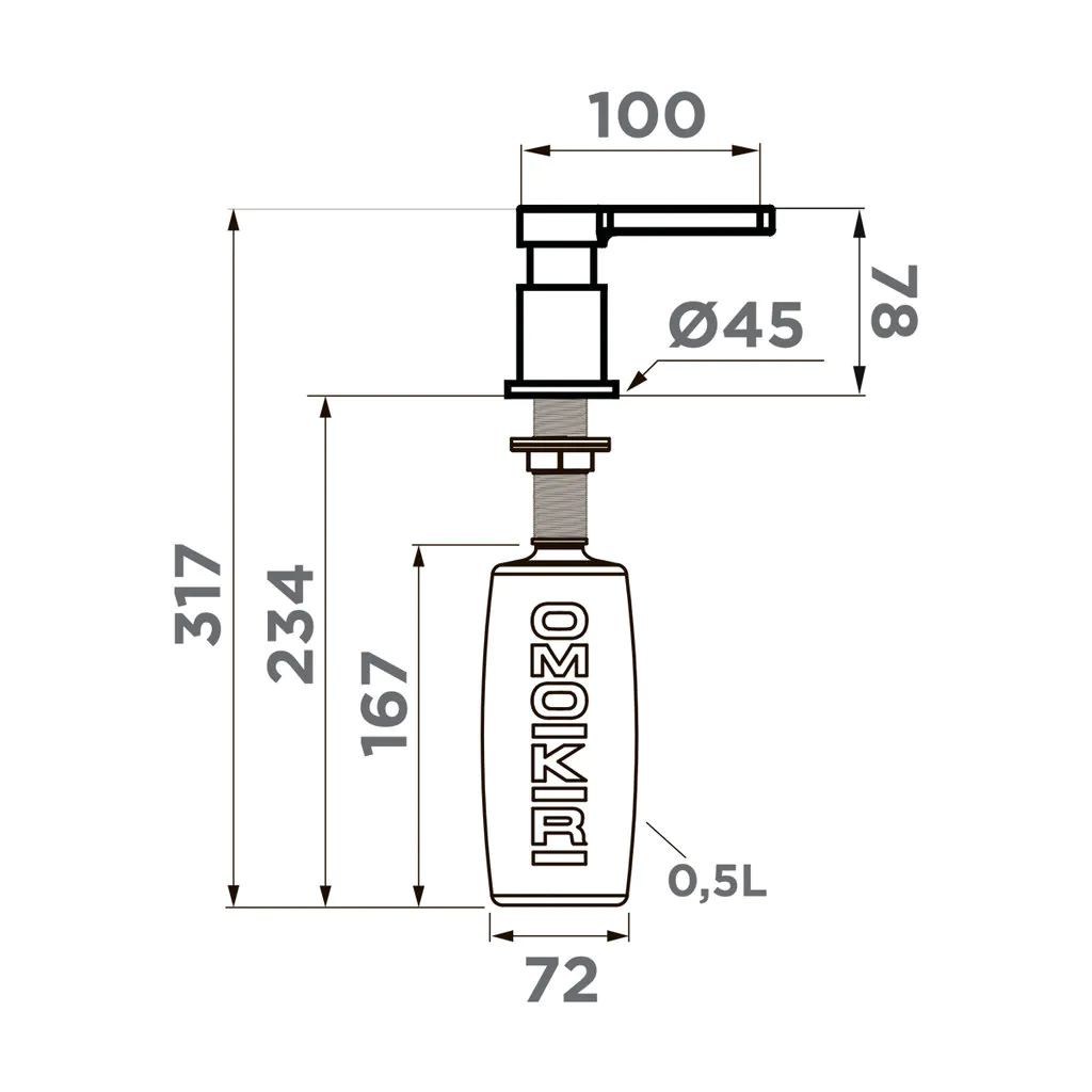 Дозатор Omoikiri OM-05 — in