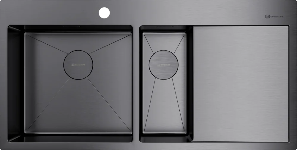 Мойка для кухни Omoikiri Akisame 100-2-L — gm