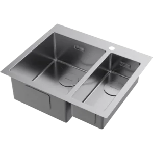 Мойка для кухни Omoikiri Akisame 60-2-L - нержавеющая сталь