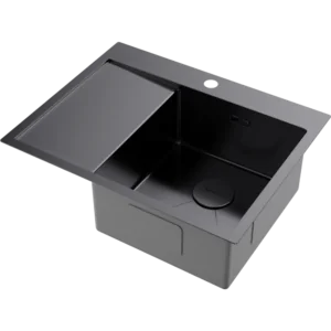 Мойка для кухни Omoikiri Akisame 65-R - вороненая сталь