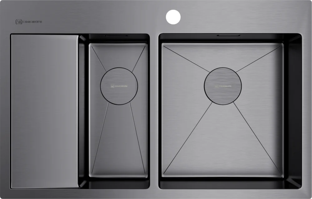 Мойка для кухни Omoikiri Akisame 78-2-R — gm