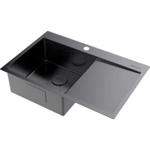 Мойка для кухни Omoikiri Akisame 78-L - вороненая сталь