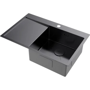 Мойка для кухни Omoikiri Akisame 78-R - вороненая сталь