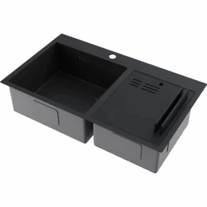 Мойка для кухни Omoikiri Akisame 86-2 Side - графит