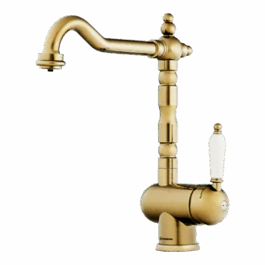 Смеситель для кухни Omoikiri Kyoto - античная латунь