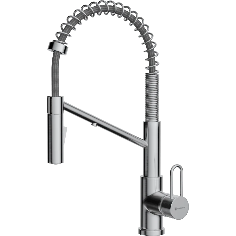 Смеситель для кухни Omoikiri Mikawa 2 Plus — нерж. сталь