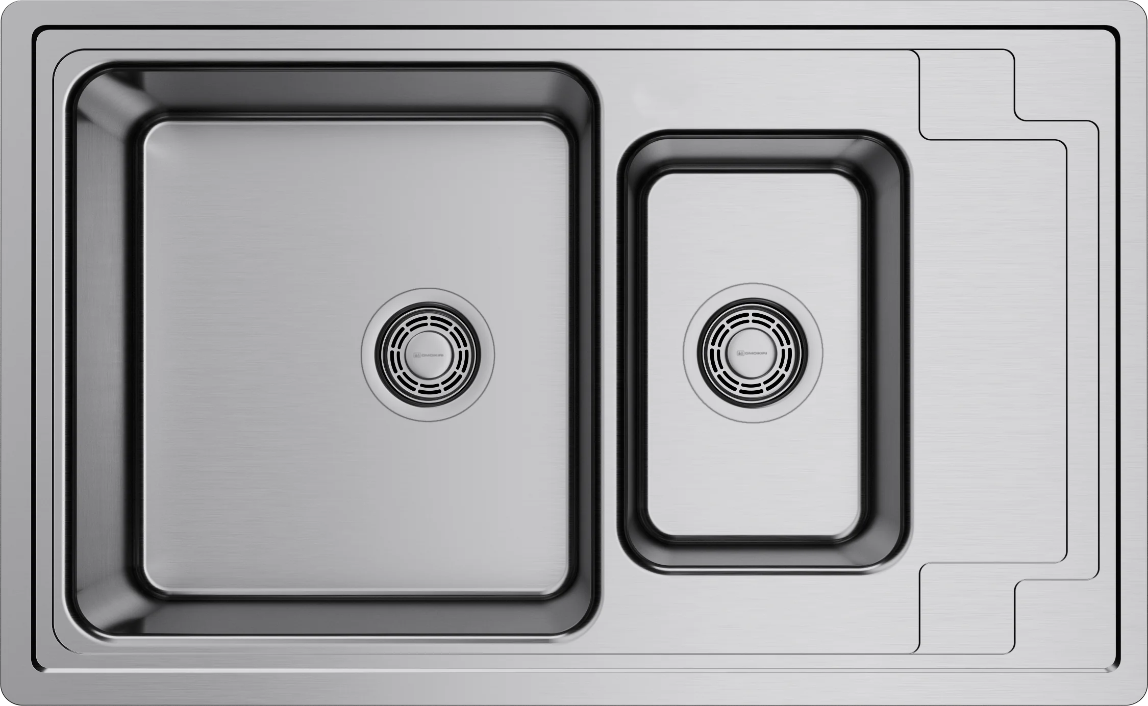 Мойка для кухни Omoikiri Mizu 78-2 — in