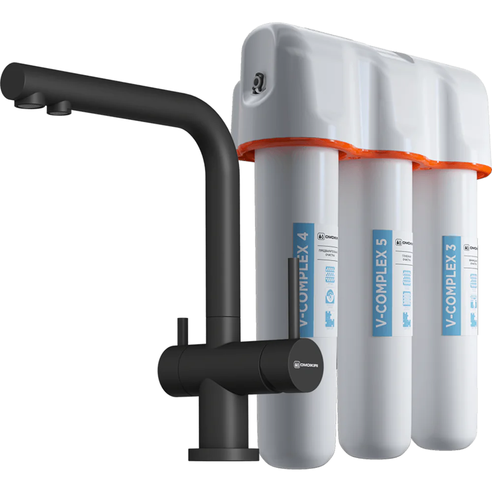 Комплект Omoikiri Nagano-P + Pure drop Lite — bl