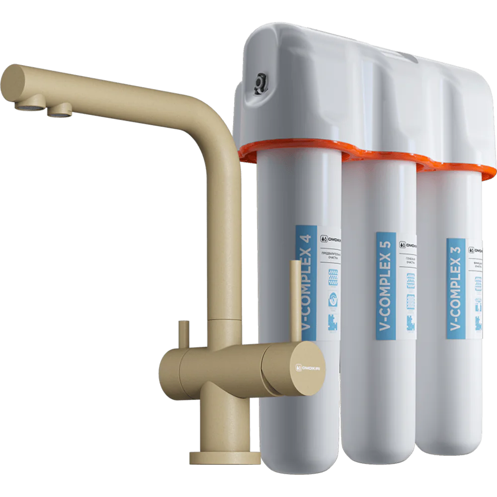 Комплект Omoikiri Nagano-P + Pure drop Lite — ch