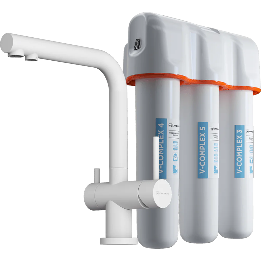 Комплект Omoikiri Nagano-P + Pure drop Lite — wh