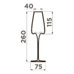 Бокалы для игристого Omoikiri Omoikane-SW — wh