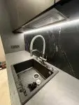 Смеситель для кухни Omoikiri Akeno - нерж. сталь