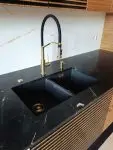 Смеситель для кухни Omoikiri Makkari 2 Plus-SB - светлое золото
