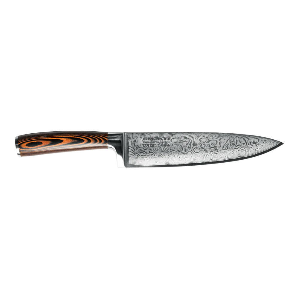 Нож Omoikiri Damascus Suminagashi - Шеф