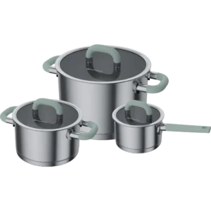 Набор посуды Omoikiri Takara Set - olive