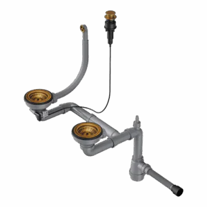 Арматура для мойки Omoikiri WK-1.5-CL-R-A - античная латунь