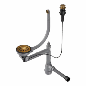Арматура для мойки Omoikiri WK-1CL-R-A - античная латунь