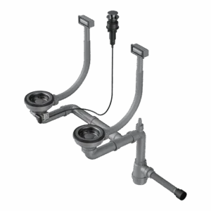 Арматура для мойки Omoikiri WK-2-A - вороненая сталь