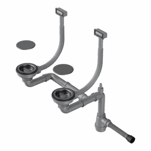 Арматура для мойки Omoikiri WK-2C - вороненая сталь