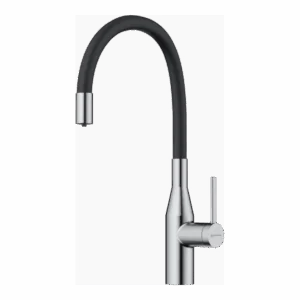 Смеситель для кухни Omoikiri Yatomi 2 Plus - нержавеющая сталь / черный